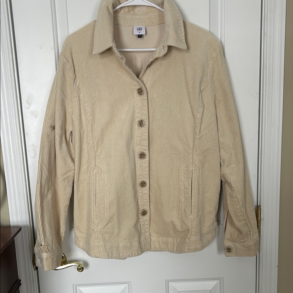 CAbi Cream Corduroy Jacket